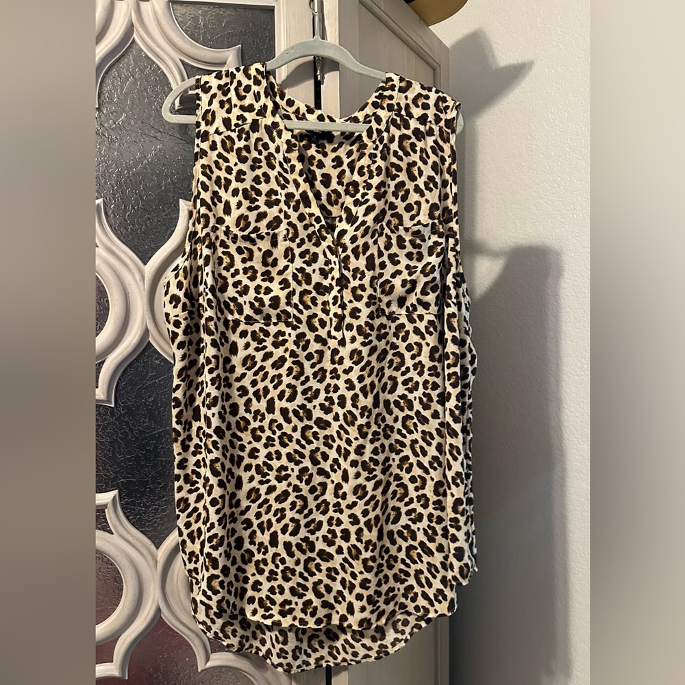 Torrid leopard sleeveless